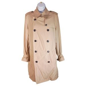 BURBERRY London Tess Trench Rain Coat Beige Women's 8 No Belt